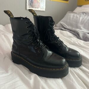 Dr. Martens Shiny Black Combat Boots